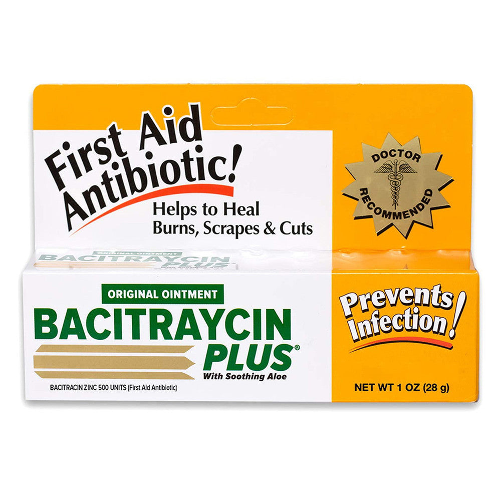 Bacitraycin, Plus Firtst Aid Antibiotic Ointment, 1 Oz
